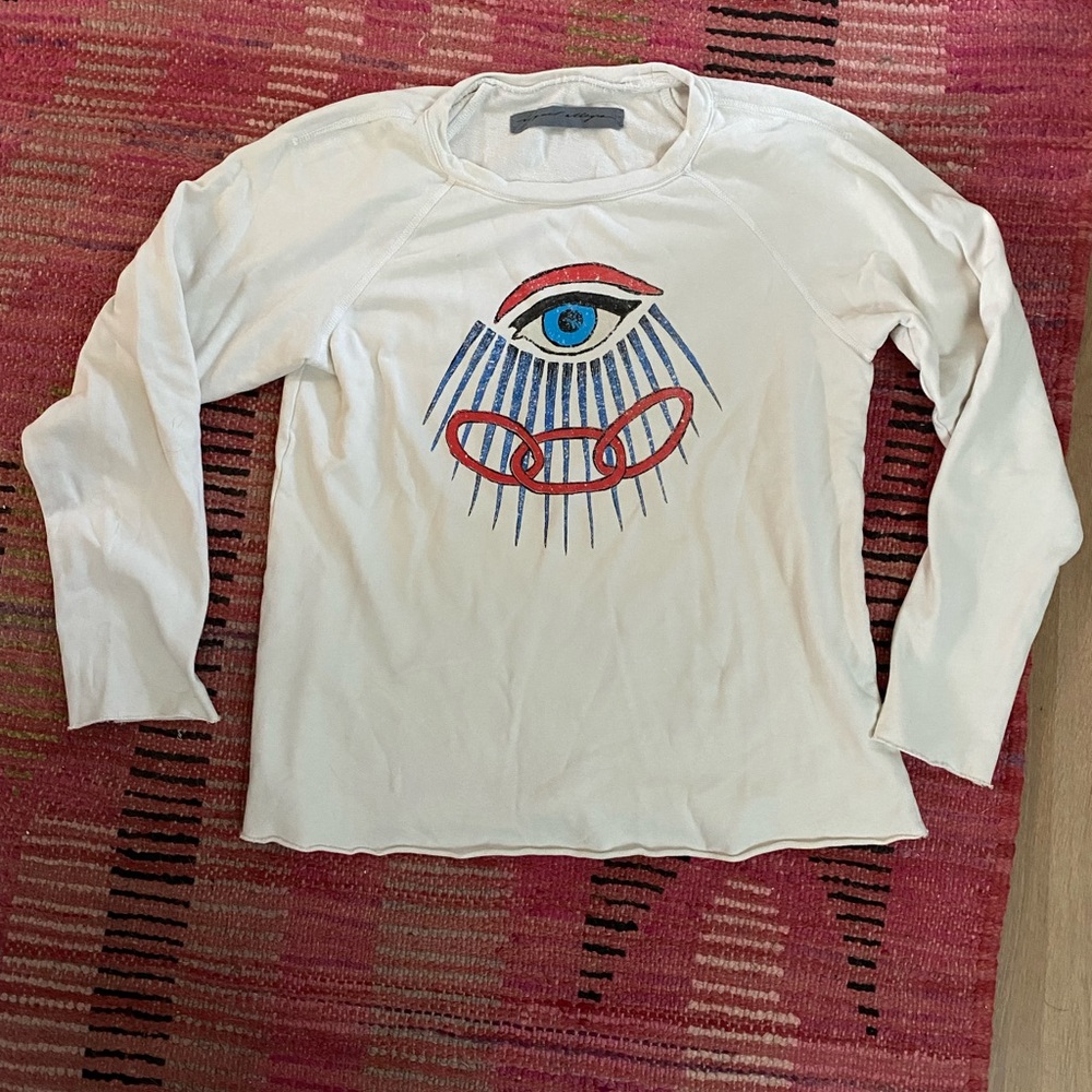 Raquel Allegra sweatshirt with eye motif